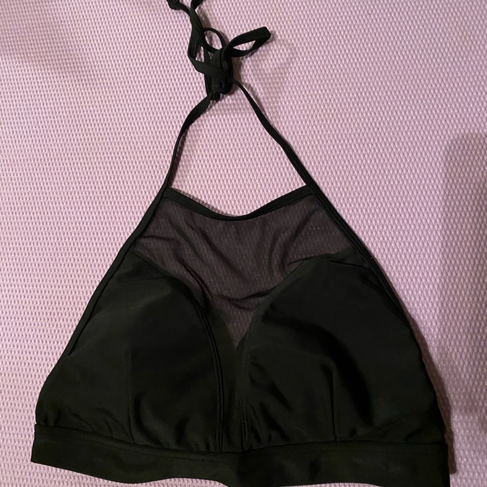 black bikini top